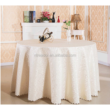 Tela de mantel satin jacquard de lino